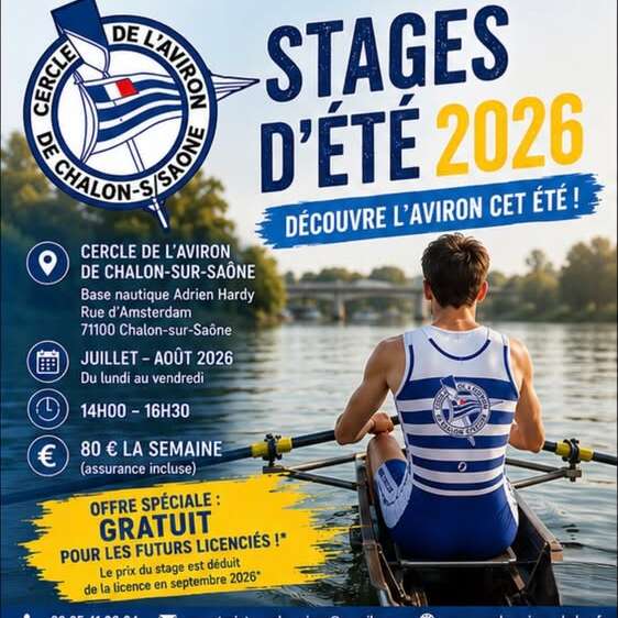 Stages d'été d'aviron