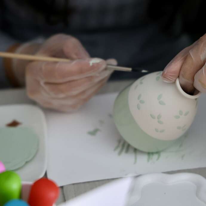 Atelier peinture sur céramique