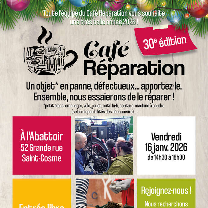 30ème Café Réparation