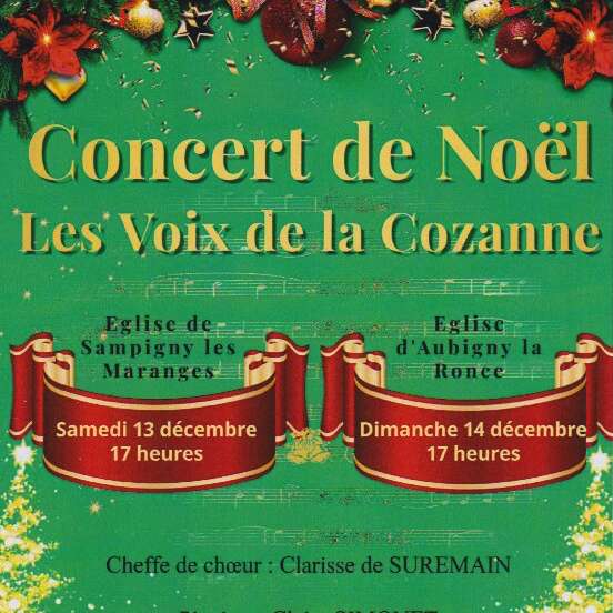 Concerts de Noël par la chorale de Nolay "Les Voix de la Cozanne"