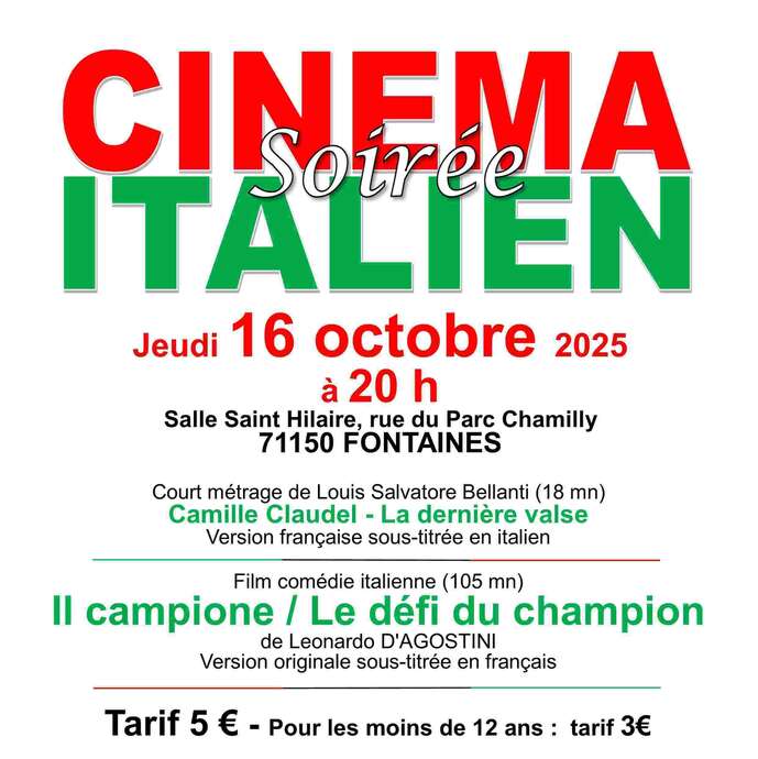 Soirée Cinéma italien