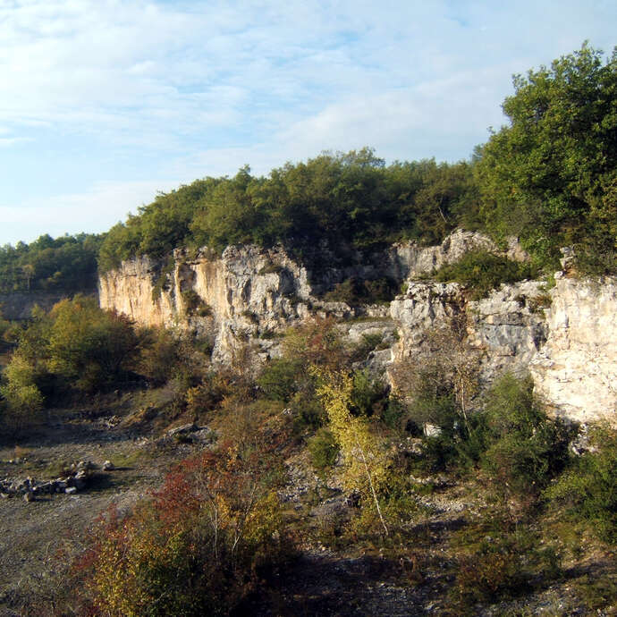 Visite des carrières de Fontaines