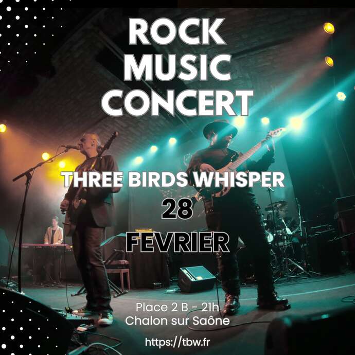 Three Birds Whisper Live au Place 2B