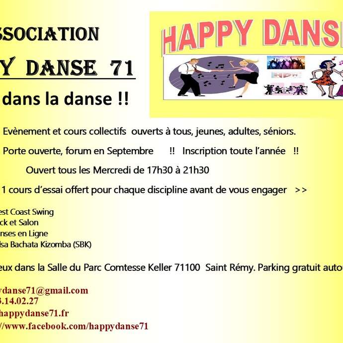 Cours et Stage de Danses