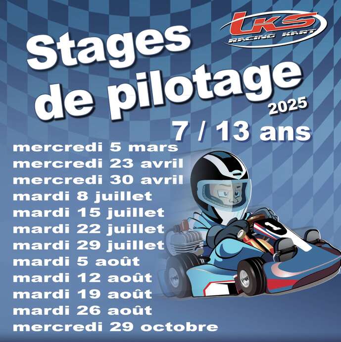 Stage de pilotage 7/13 ans