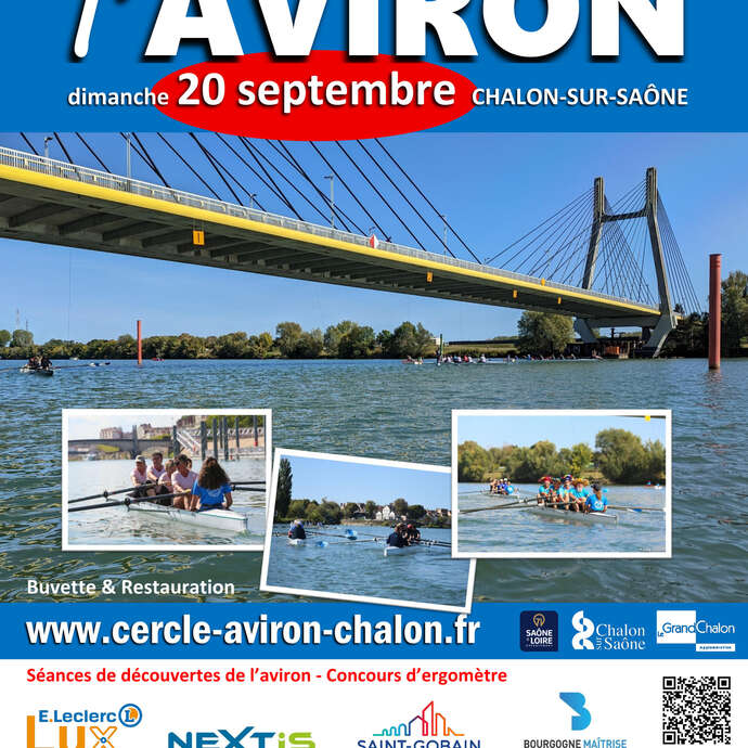 Challenge de l'aviron 2026 Chalon sur Saône