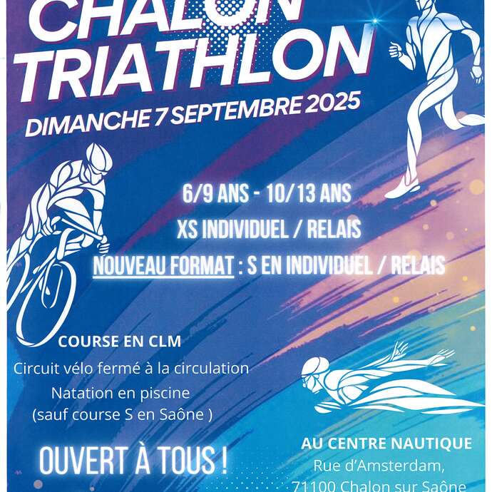 5ème triathlon de Chalon sur Saône