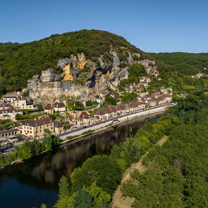 Itinéraire de mobilité Vitrac - La Roque-Gageac / Les Jardins de Marqueyssac