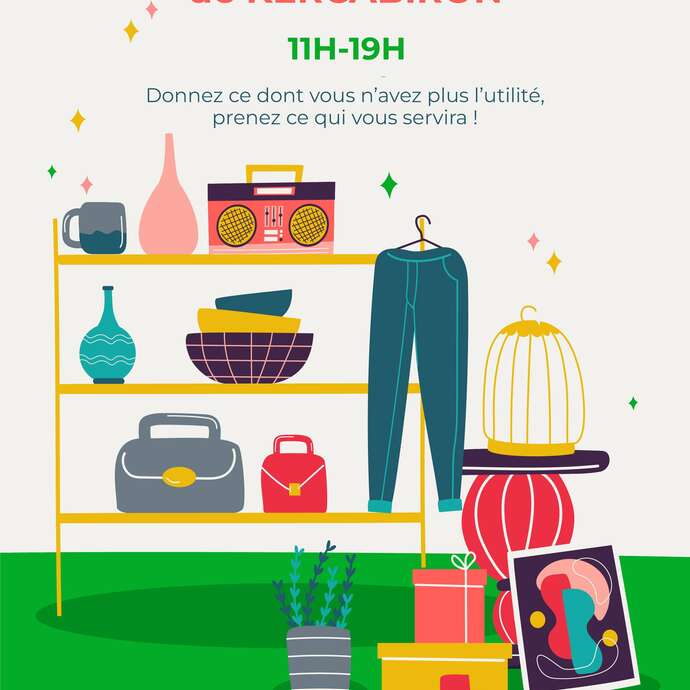 Gratiféria à la Guinguette de Kercabiron