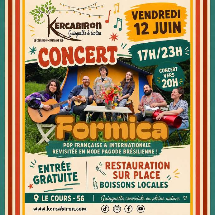 Concert Formica à Kercabiron
