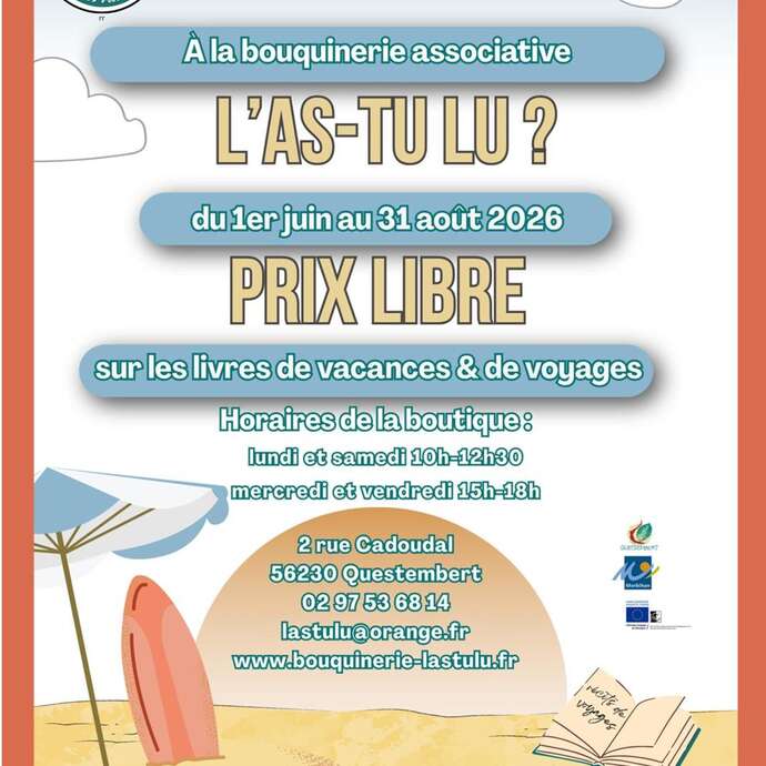 "L'as-tu lu ?" livres à prix libre !