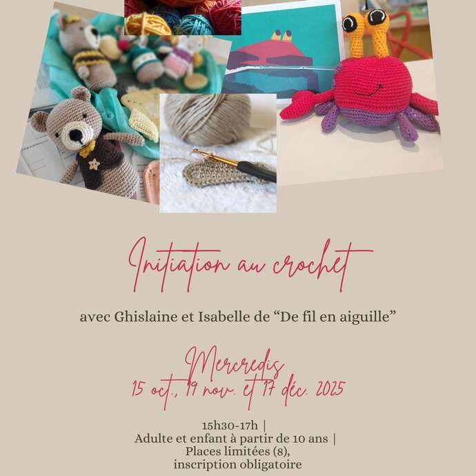 Atelier initiation au crochet