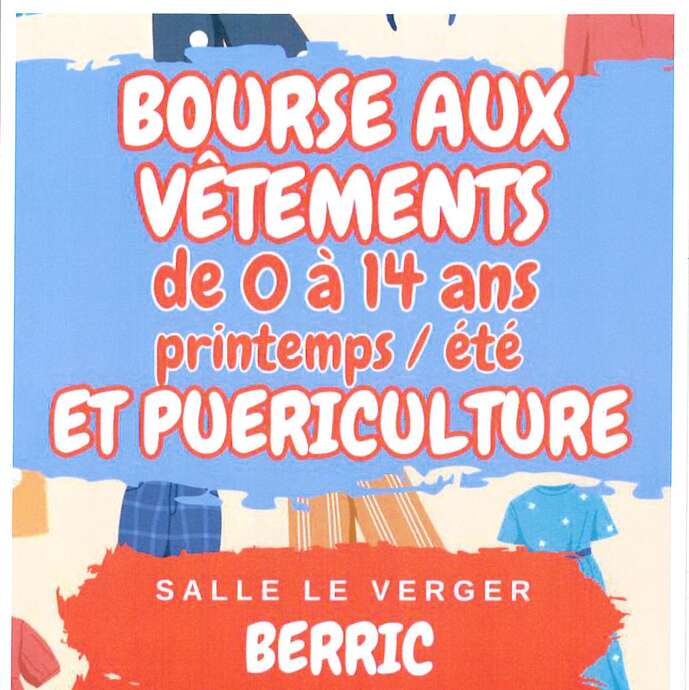 Bourse aux vêtements de 0 à 14 ans