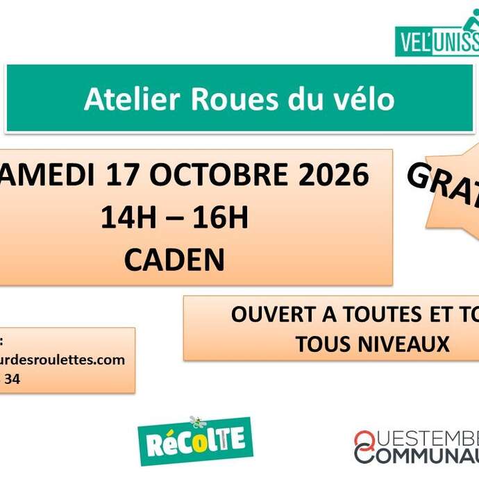 Atelier "les roues du vélo"