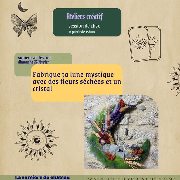 Ateliers créatifs "lune mystique"