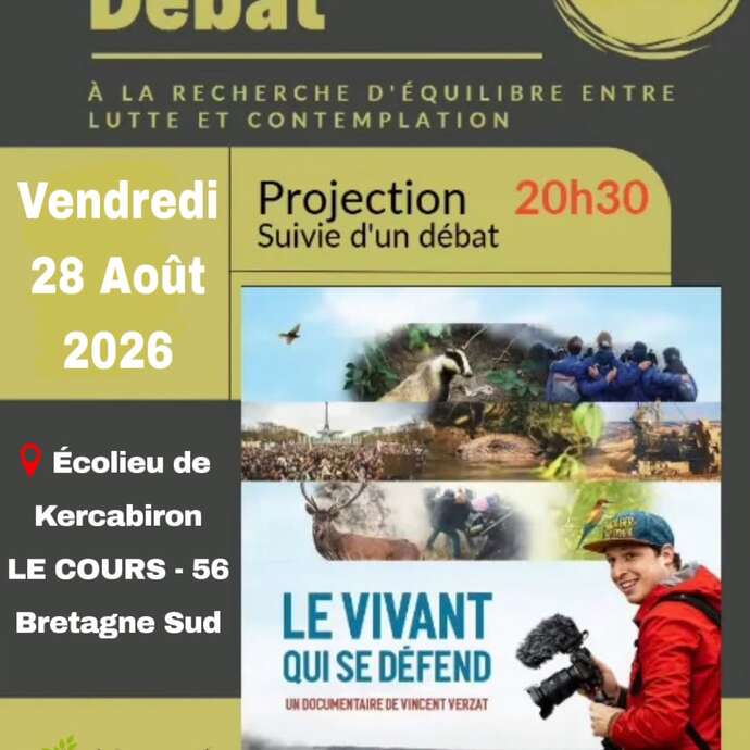 Soirée ciné/débat à Kercabiron