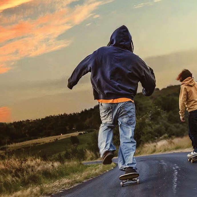Initiation skate et film "Ollie"