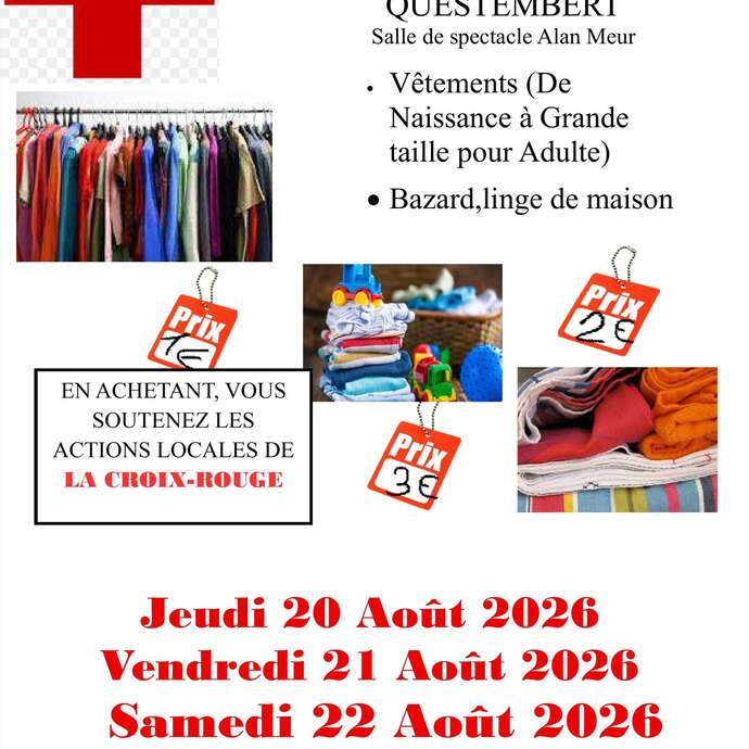 Grande Braderie d'été de la Croix Rouge