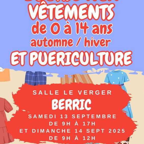 Bourse aux vêtements de 0 à 14 ans
