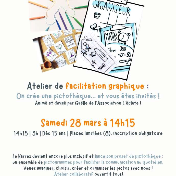Atelier de facilitation graphique : création d'une pictothèque !