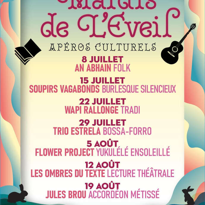 "Les Mardis de l'Éveil" apéros culturels