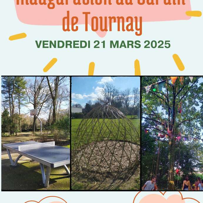 Inauguration au Jardin de Tournay