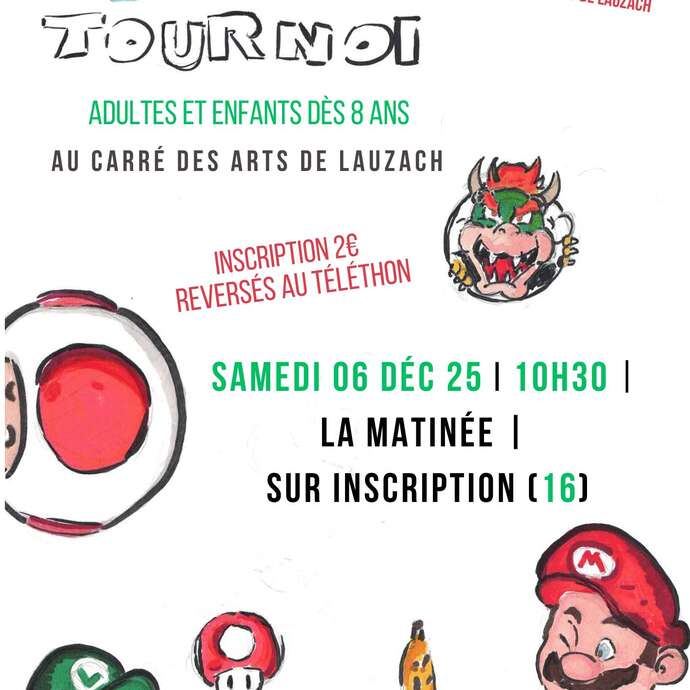 Tournoi Mario Kart #4, spécial Téléthon