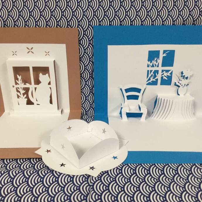 Atelier de Kirigami avec Julia Lorin