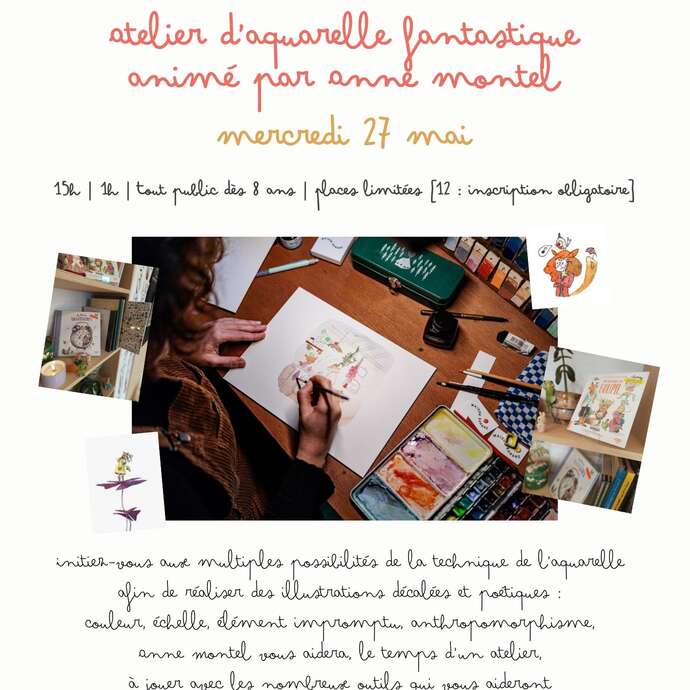 Atelier d’initiation à l’aquarelle fantastique