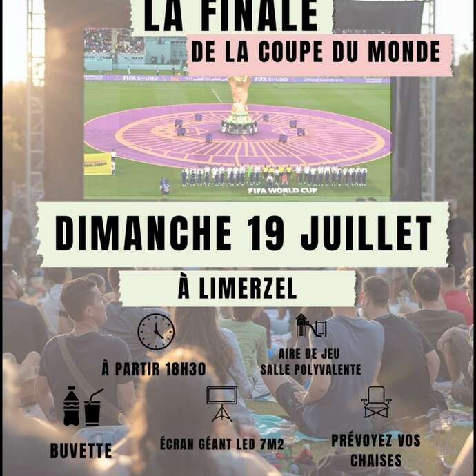 Diffusion finale de la Coupe du Monde