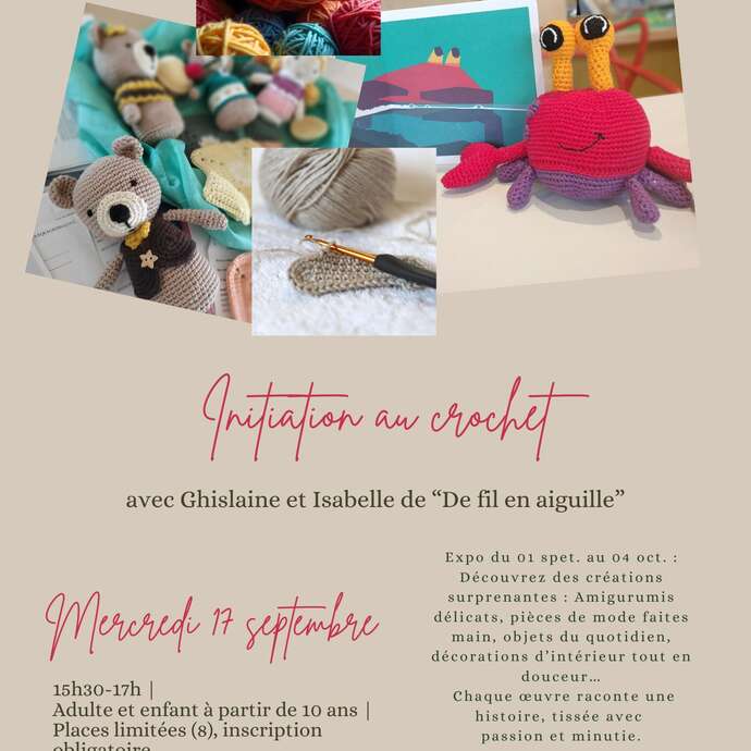 Atelier initiation au crochet