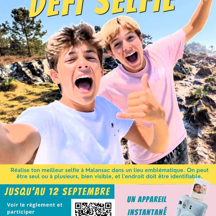 Défi Selfie - Pour collégiens dans le cadre des Journées du Patrimoine