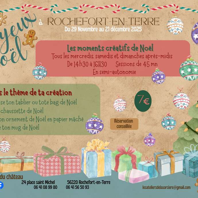 Moments créatifs de Noël !