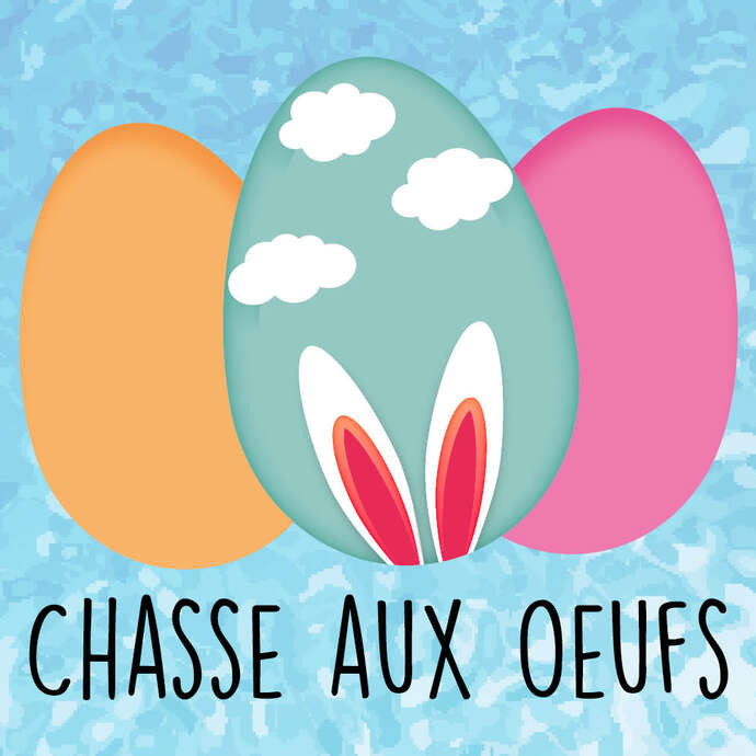 Chasse aux oeufs à la piscine