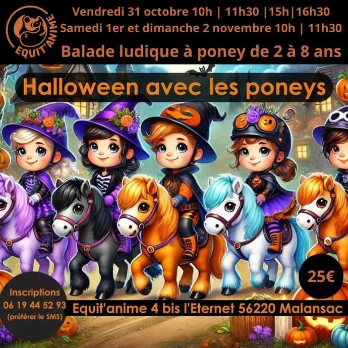 Halloween avec les poneys - Equit'Anime