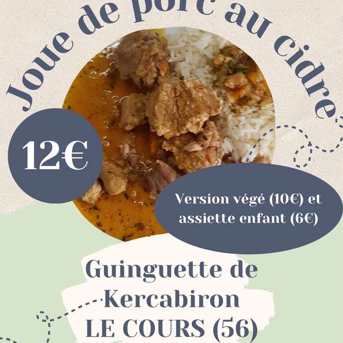 Repas festif à Kercabiron