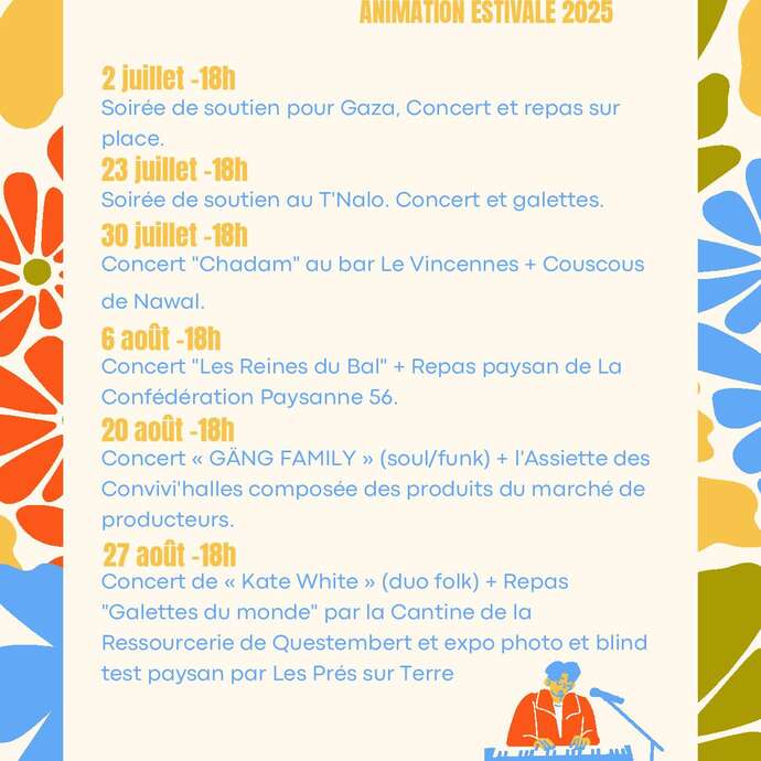 "Convivi'halles" festivités d'été du marché