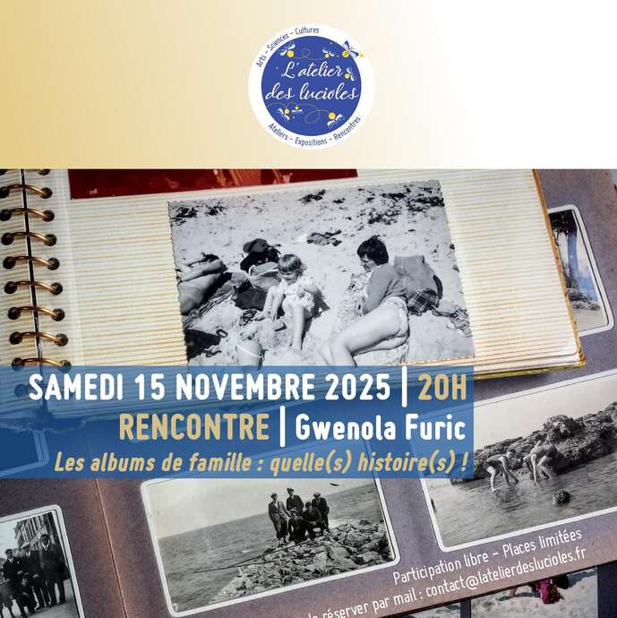 Rencontre-conférence « Les albums de famille : quelle(s) histoire(s) ! » avec Gwenola Furic
