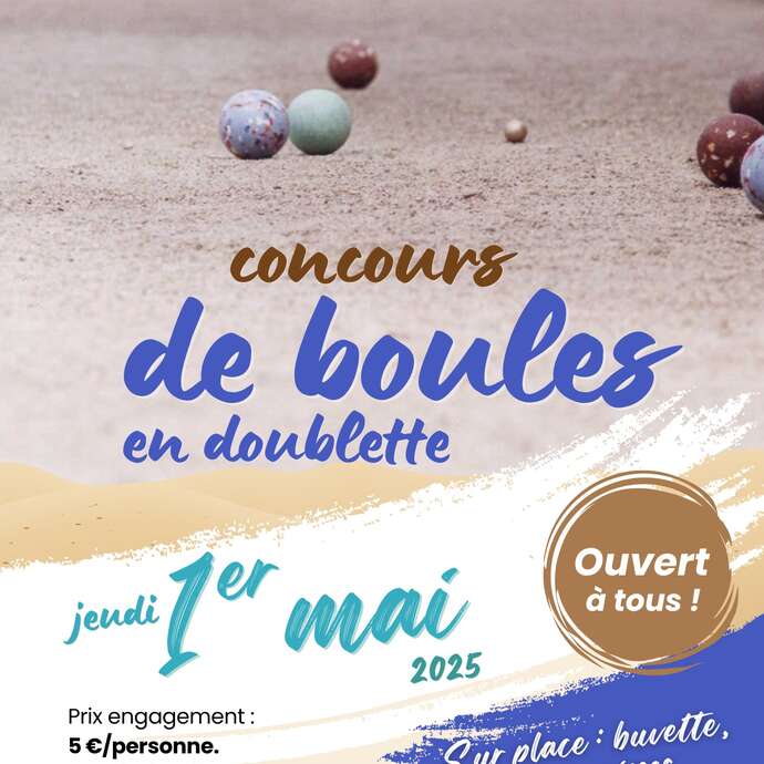 Concours de boules en doublette Concours de boules en doublette