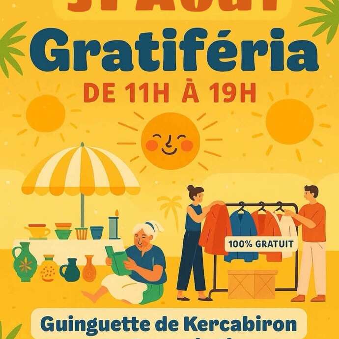 Gratiferia à la guinguette de Kercabiron