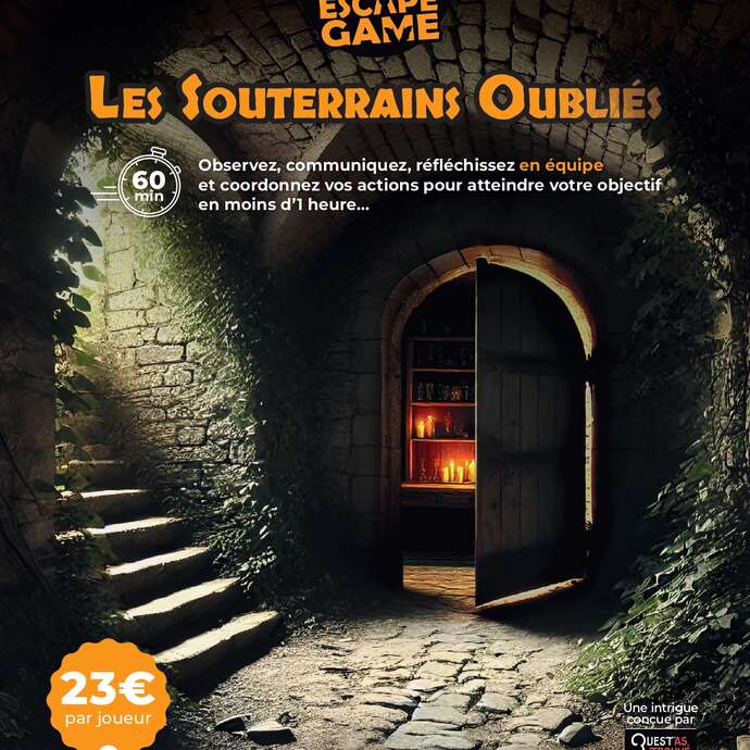 Escape Game Moulin Neuf "Les souterrains oubliés"
