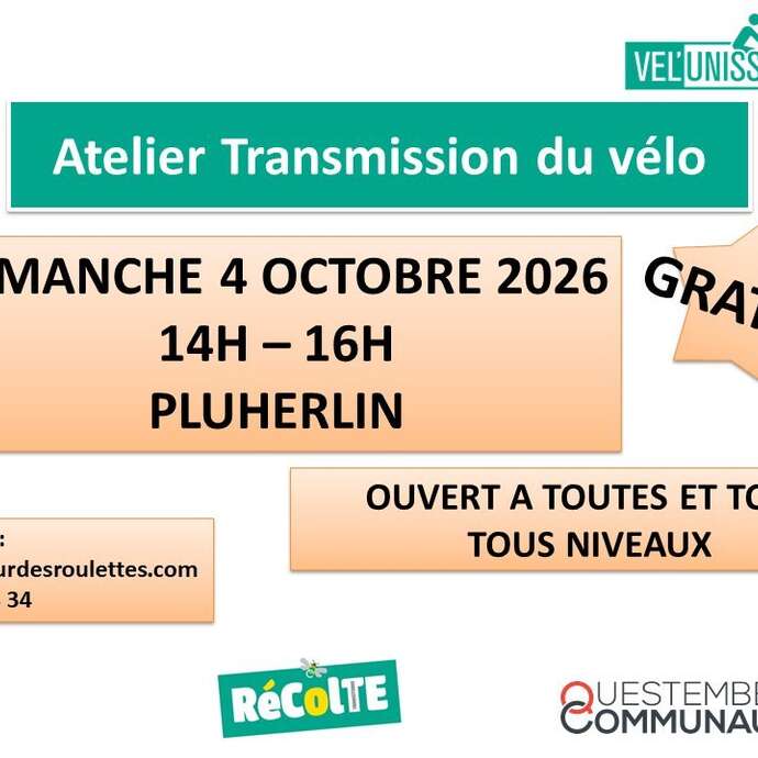 Atelier "transmission du vélo"