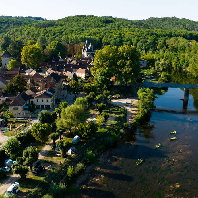 Itinéraire de mobilité Sarlat - La Roque Saint-Christophe / Saint-Léon-sur-Vézère