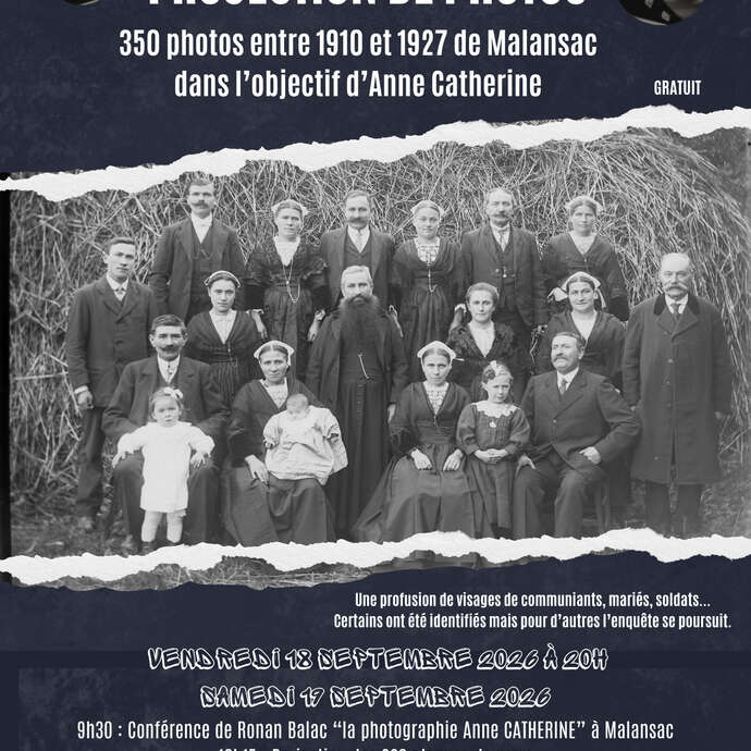 Projection de photos anciennes et conférence