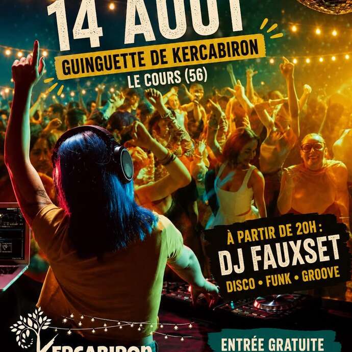 Soirée DJ FauxSet à Kercabiron