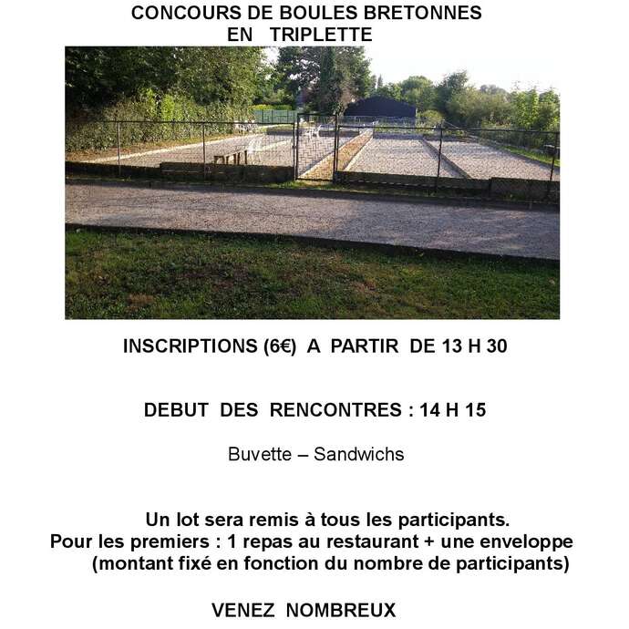 Concours de boules bretonnes