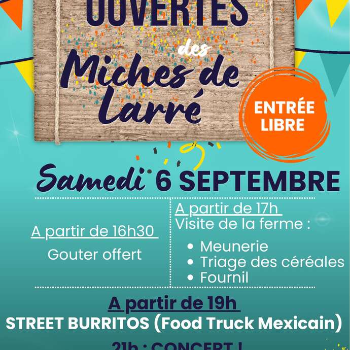 Portes ouvertes "Les Miches de Larré"