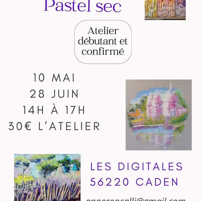 Atelier pastel sec avec Anne Roncalli