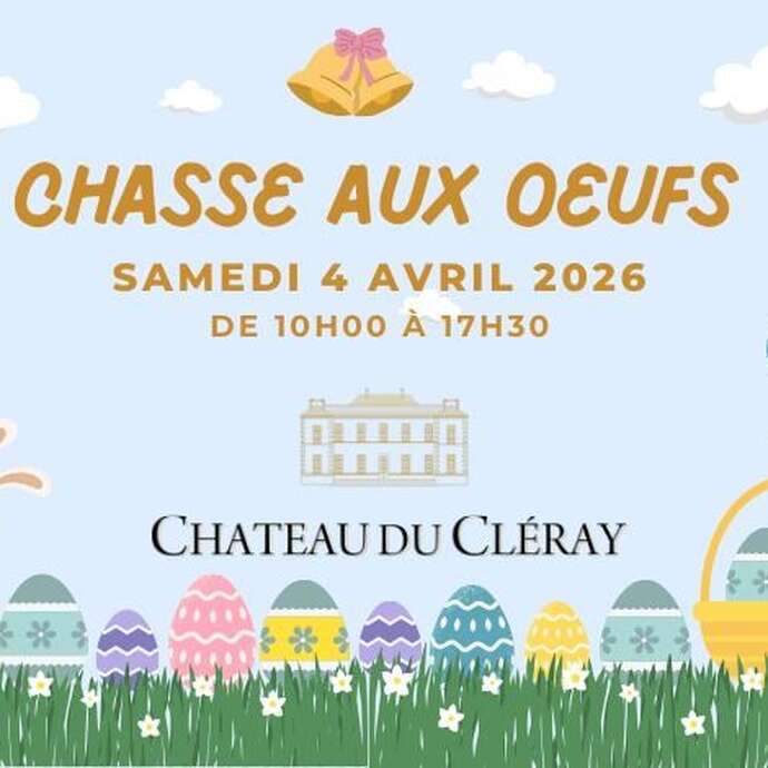 Chasse aux œufs au Château du Cléray