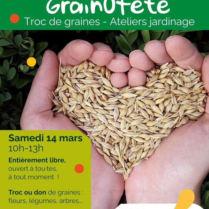 GrainOfête : troc de graines et ateliers jardinage